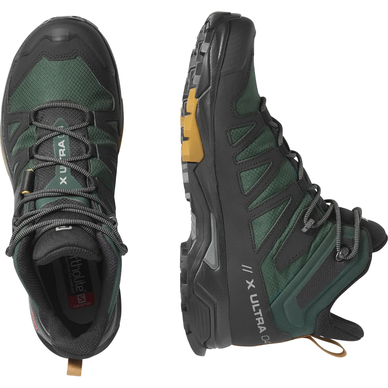 Salomon Men's X Ultra 4 Mid GTX - Green Gables/ Black/ Cumin