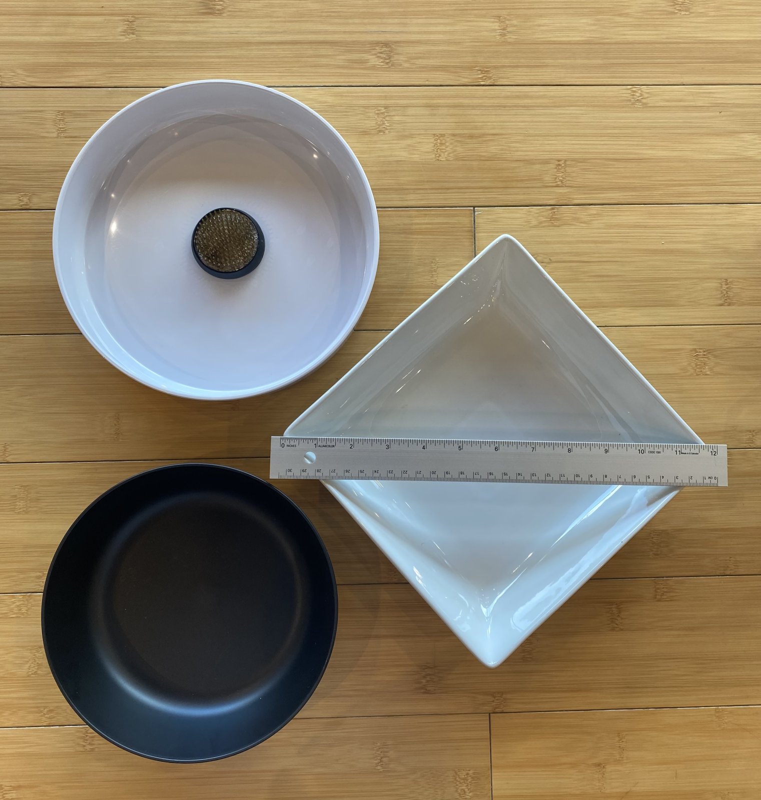 Examples of good flower bowls / containers.