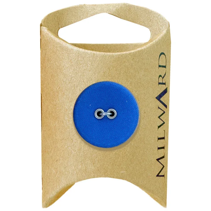 Blue Polyester/Nylon 2-Hole Jersey Button
