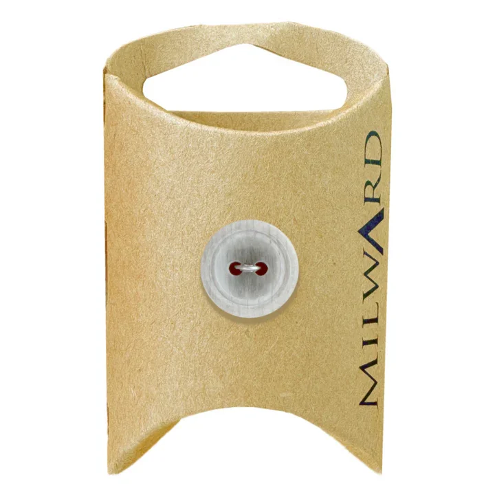 Grey Polyester 2-Hole Ombre Button