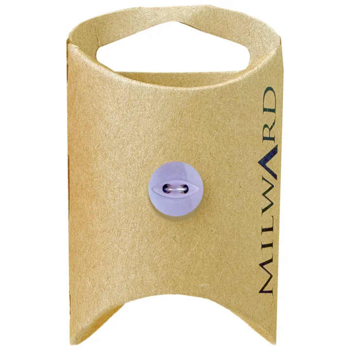 Lilac Polyester 2-Hole Fisheye Button