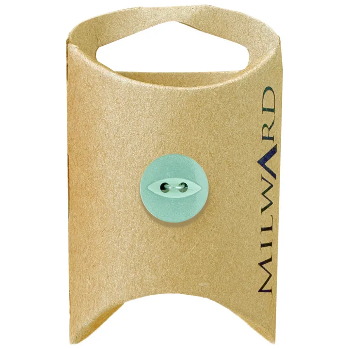 Lime Green Polyester 2-Hole Fisheye Button