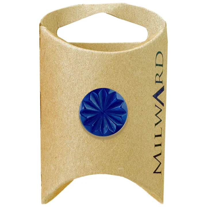 Navy Coated Coconut 2-Hole Button