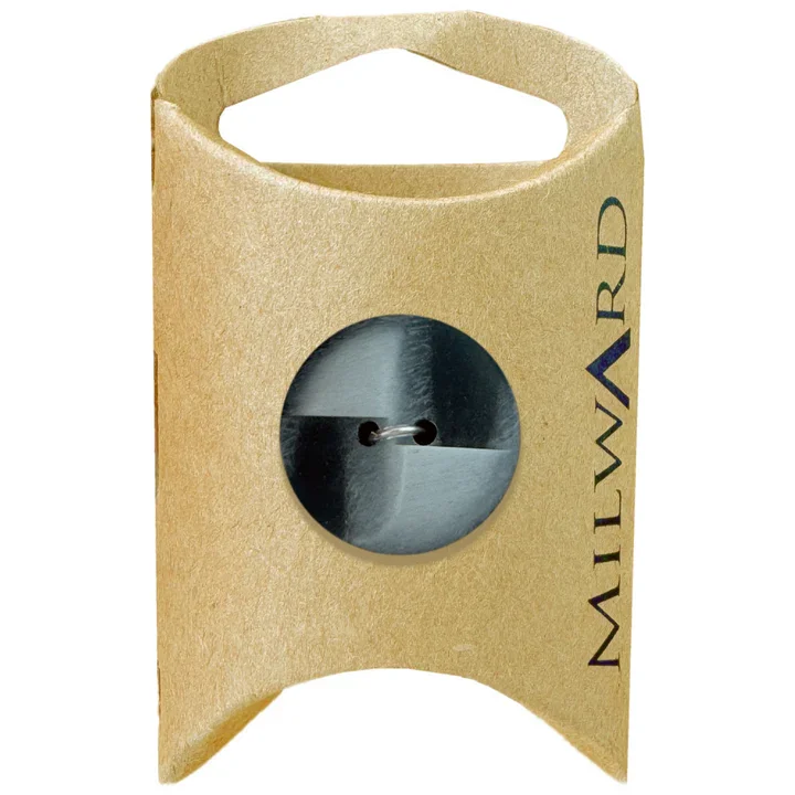Navy Polyester 2-Hole Windmill Button