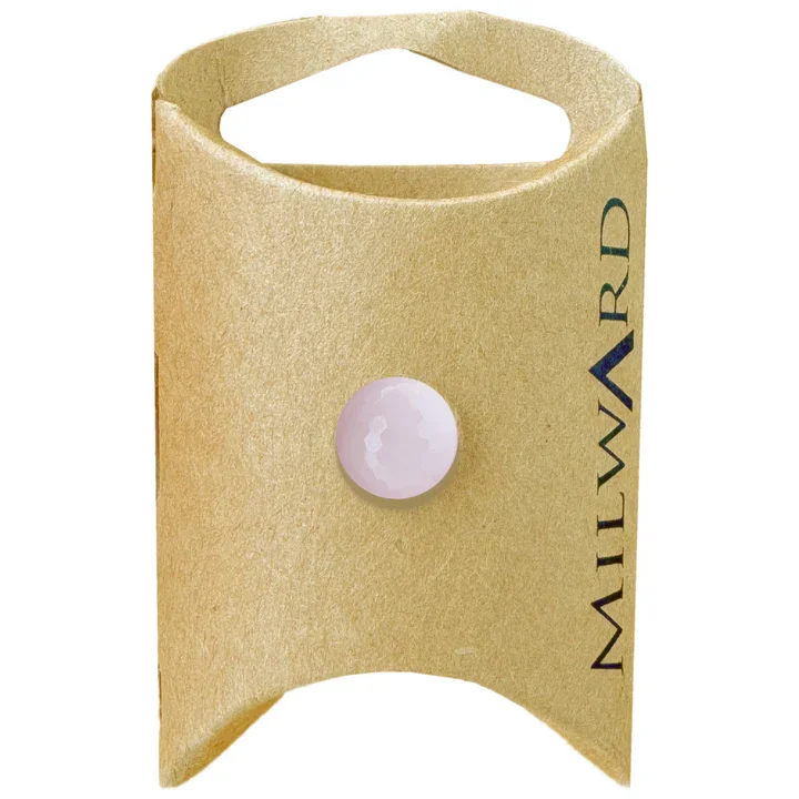 Pink Nylon Shank Diamond Cut Button