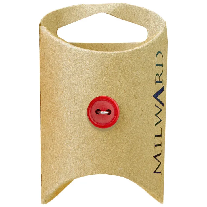 Red Nylon 2-Hole Basic Button