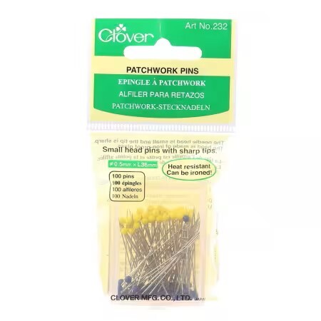 Clover - Glass Head Pins Size 232 - 1-7/16in - 100 ct