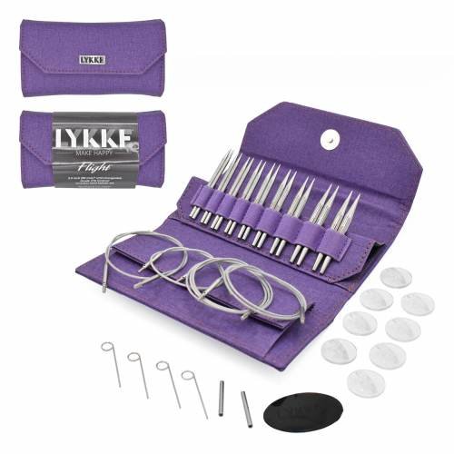Lykke Flight Stainless Steel Interchangeable Circular Needle Set