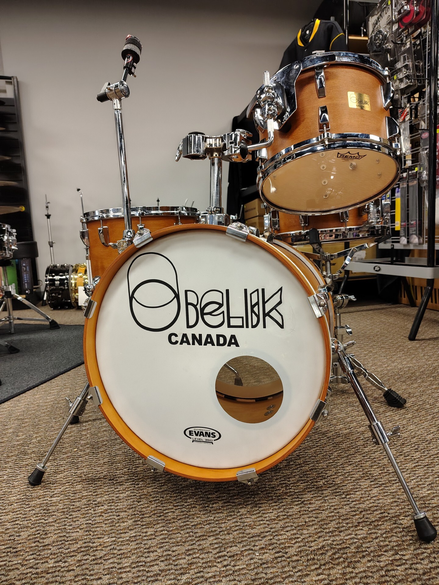 Obelisk Custom Teak Bop Kit Shell Pack - Vintage/Used 