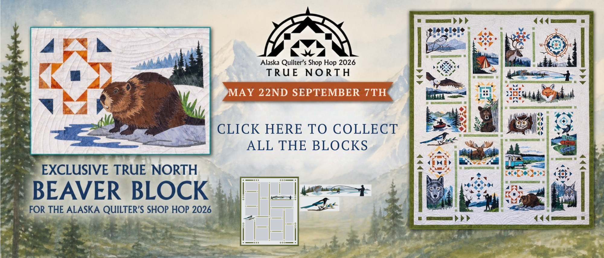 Collect all Blocks ALaska Shop Hop 2026