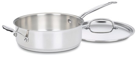 Cuisinart Chef's Classic 5.5qt Stainless Steel Sautè Pan - Thumbnail 4