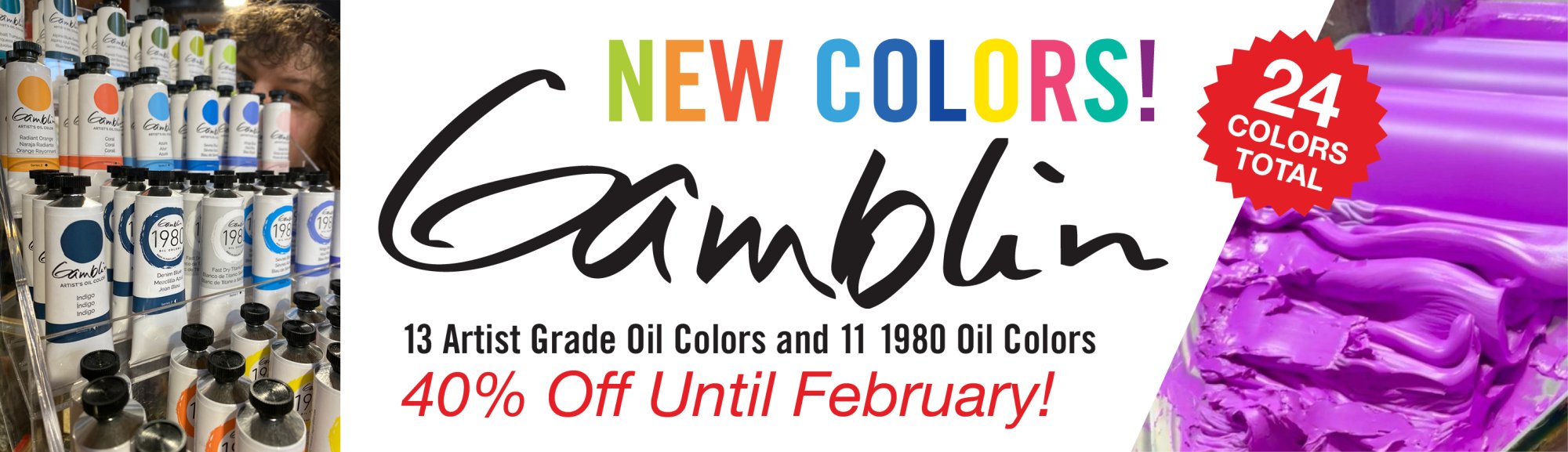 Gamblin Oil Paint NEW COLORS