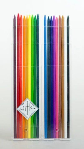 With 18 Colored Lead Set With Case
