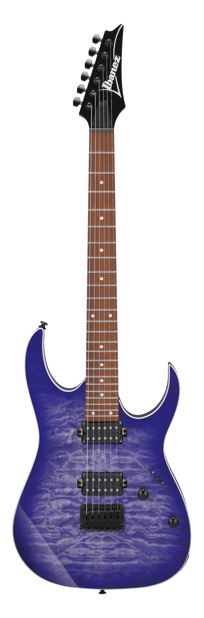 Ibanez RG421QM Electric Guitar - Cerulean Blue Burst