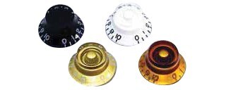 Profile Plastic Vintage “Tophat” Knob for Knurled Shaft KA160AMB-PK