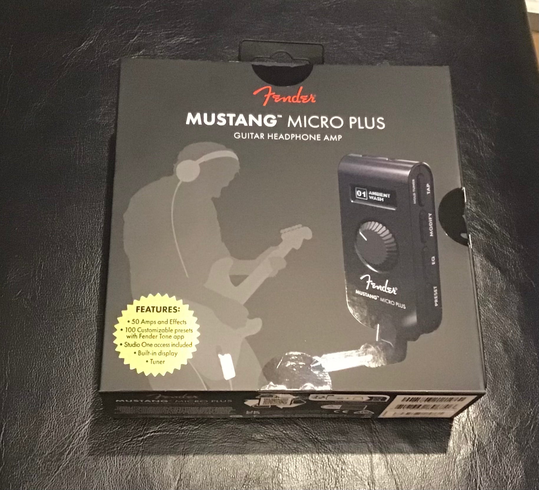 美品 Fender Mustang Micro Amazon.com: Fender Mustang Micro Headphone Amplifier, with 2
