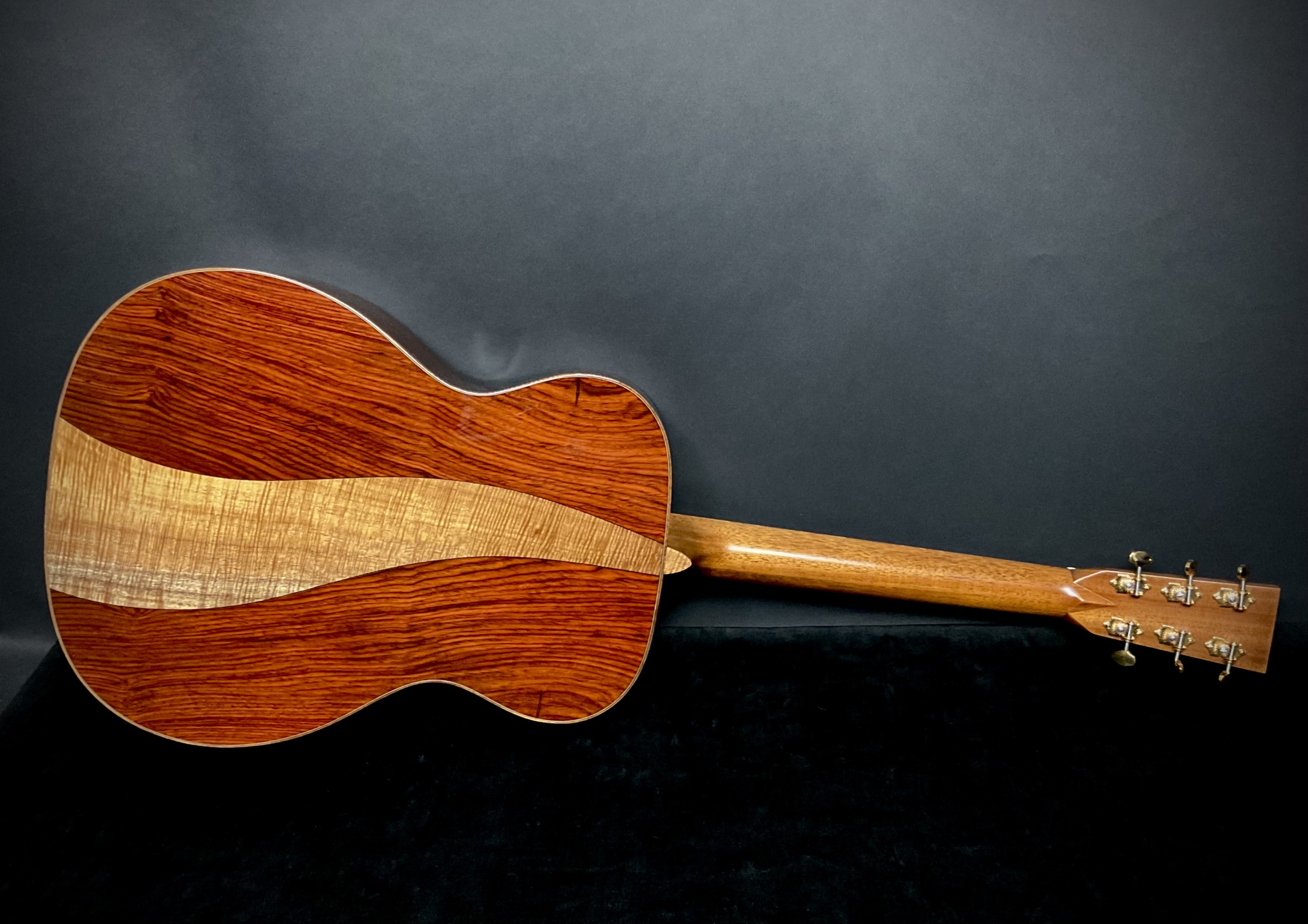 Martin Custom Shop OM-35 #2 - Cocobolo / Koa / Bear-Claw Adirondack / Organic Wedge