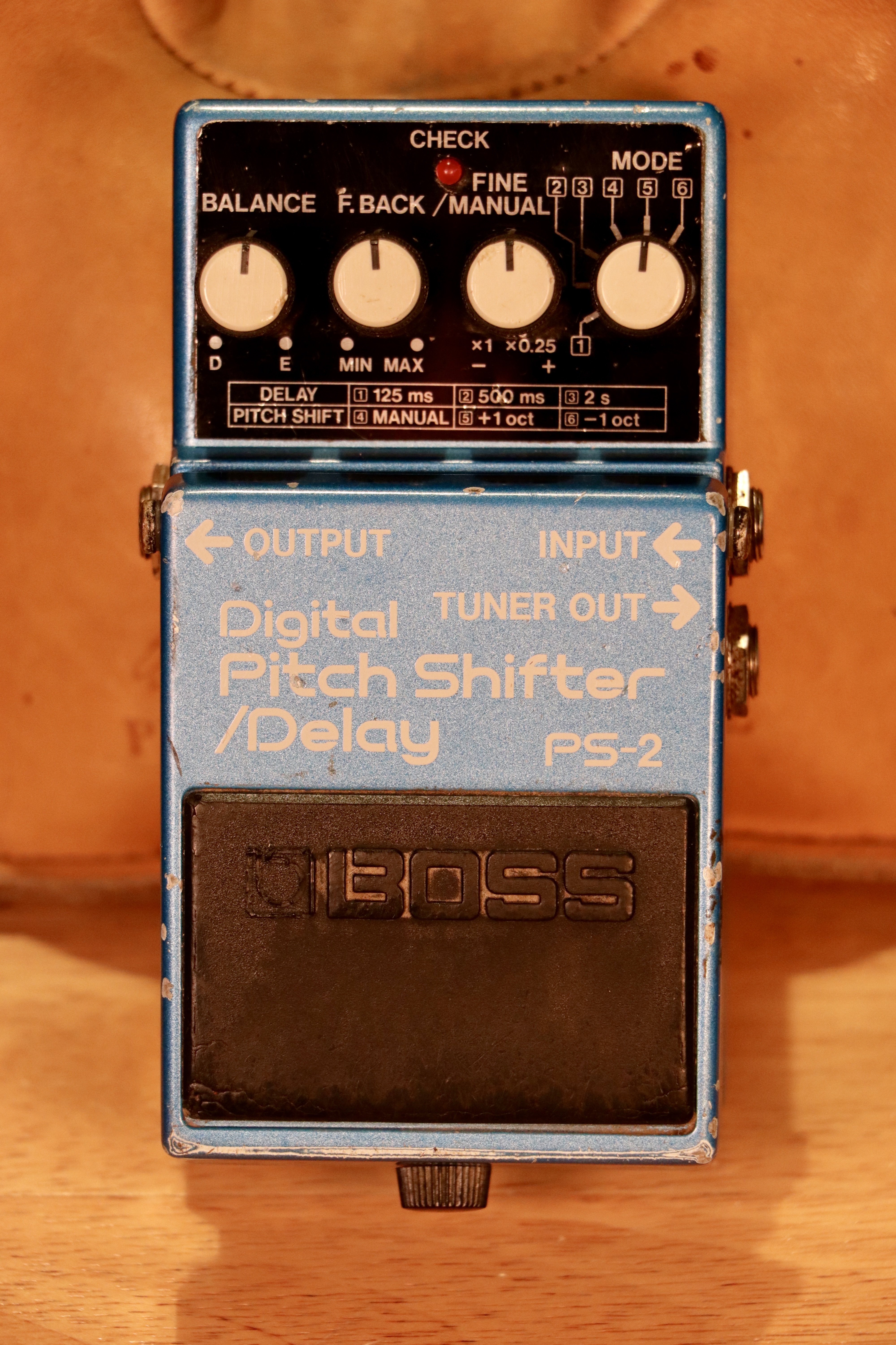 Boss PS-2 Digital Pitch Shifter/Delay (Blue Label) 1987