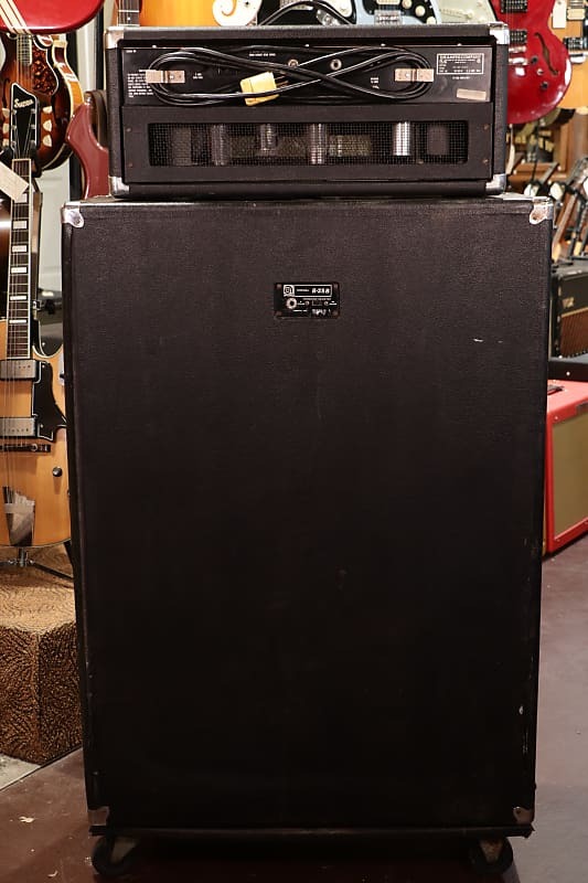 Ampeg B-25B 55-Watt 2x15 Bass Amp Half Stack - Black