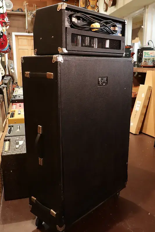 Ampeg B-25B 55-Watt 2x15 Bass Amp Half Stack - Black