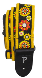 Perri's Leathers TWS-7665 2 60's Floral Burst Jacquard Guitar Strap