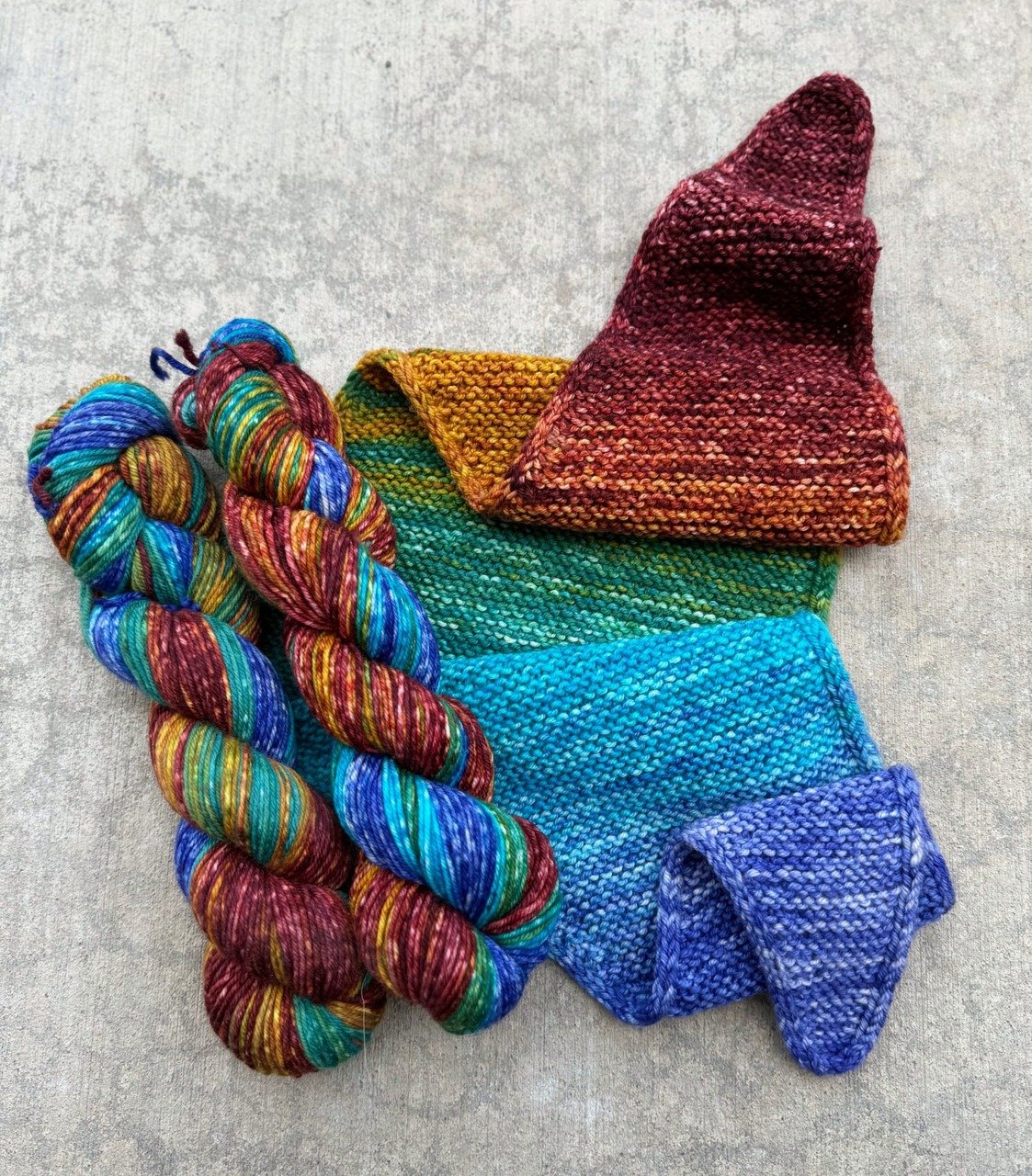 Striata Gradient from Polka Dot Sheep at The Bear & Fox Yarn Den&trade; in Allegan Michigan