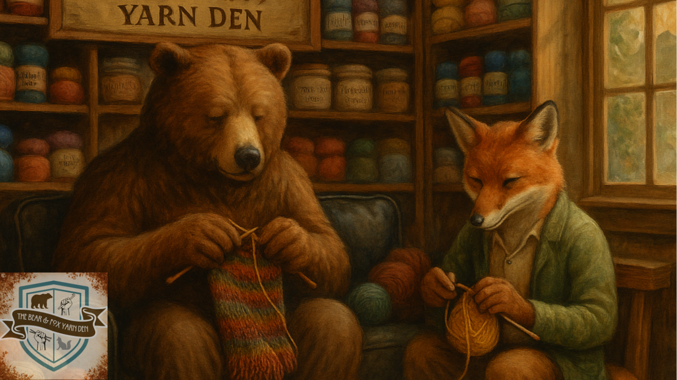 The Bear & Fox Yarn Den | Yarn shop | 141 Brady St., Allegan, MI 49010