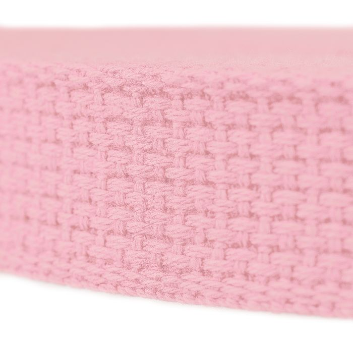 1 inch PINK Cotton Webbing by Country Brook Design / sold by the yard 