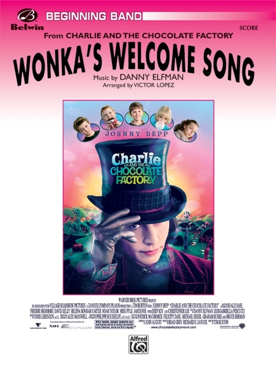 Alfred 24724 Wonka's Welcome Song (from Charlie and the Chocolate Factory), Concert Band