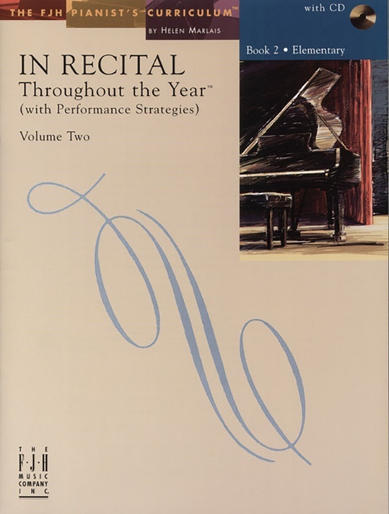 FJH FJH1553 In Recital Throughout the Year, Volume Two, Book 2 w/CD for Piano