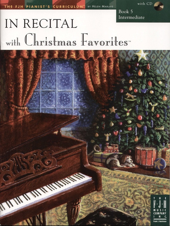 FJH FJH1577 In Recital with Christmas Favorites, Book 5 for Piano w/CD