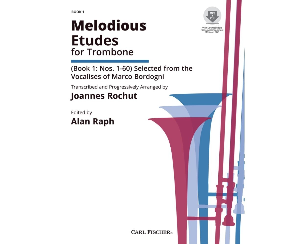 Carl Fischer O1594X Melodious Etudes for Trombone (Book 1: Nos. 1-60)
