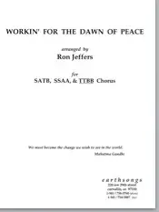 Earthsongs M-01 Workin’ for the Dawn of Peace for TTBB Choir
