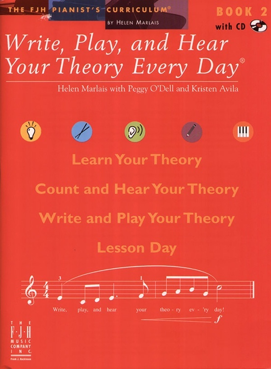 FJH FJH2008 Write, Play, and Hear Your Theory Every Day, Book 2 for Piano