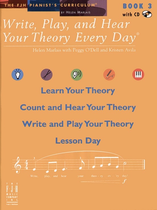 FJH FJH2010 Write, Play, and Hear Your Theory Every Day, Book 3 for Piano