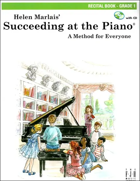 FJH FJH2057 Helen Marlais' Succeeding at the Piano, Grade 1 Recital Book, w/CD 