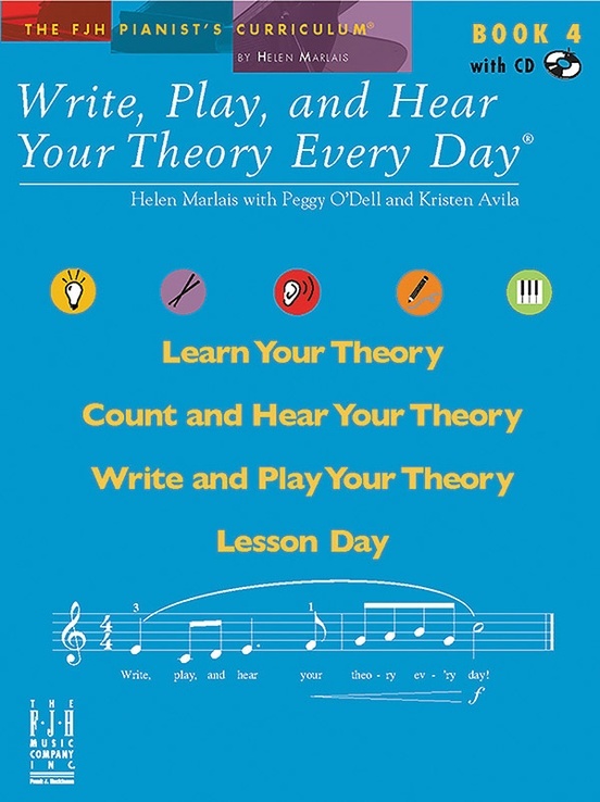 FJH FJH2102 Write, Play, and Hear Your Theory Every Day, Book 4 for Piano