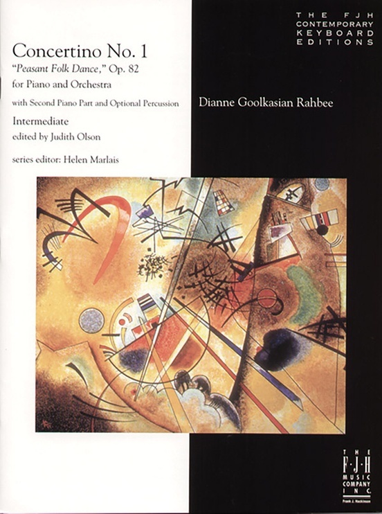 FJH J1019 Concertino No. 1 Peasant Folk Dance, Op. 82 for Piano and Orchestra