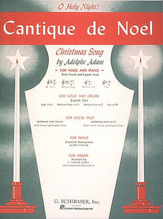 G Schirmer 50279730 Cantique de Noël (O Holy Night) High Voice in Eb and Piano