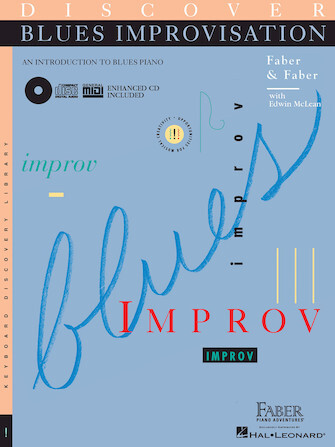 Hal Leonard 00420215 Faber Piano Adventures: Discover Blues Improvisation An Introduction to Blues Piano