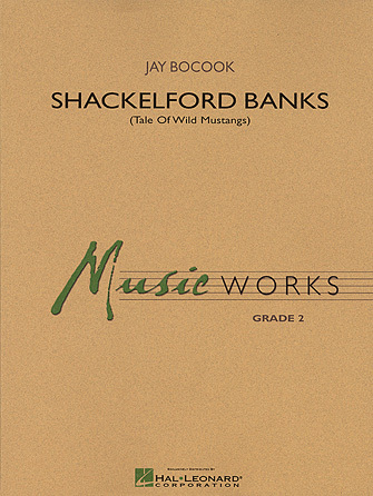 Hal Leoanrd 04002114 Shackelford Banks (Tale of Wild Mustangs) for Concert Band w/CD