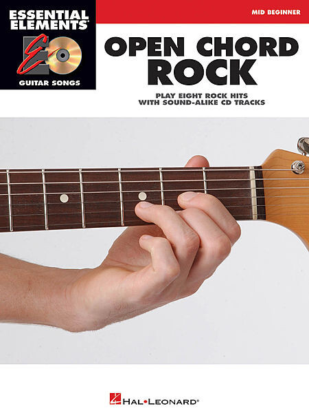 Hal Leonard 00001138 Essential Elements Open  Chord Rock for Guitar w/CD
