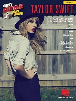 Hal Leonard 00122326 Taylor Swift - Easy Guitar Play-Along Volume 12 w/CD