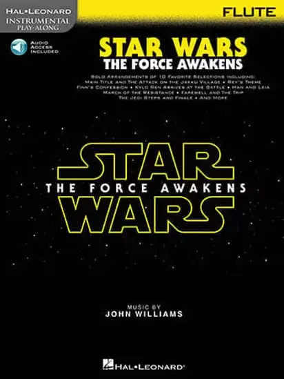 Hal Leonard 00157781 Star Wars The Force Awakens for Flute w/ Online Audio