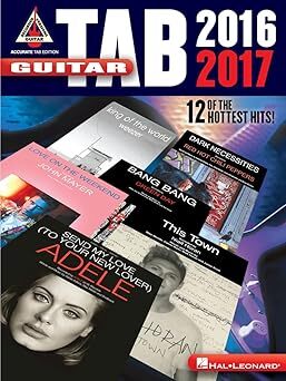 Hal Leonard 00225431 Guitar Tab 2016-2017: Accurate Tab Edition Guitar Recorded Verisons
