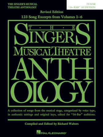 Hal Leonard 00230041 The Singer's Musical Theatre Anthology: Tenor 16-bar Audition