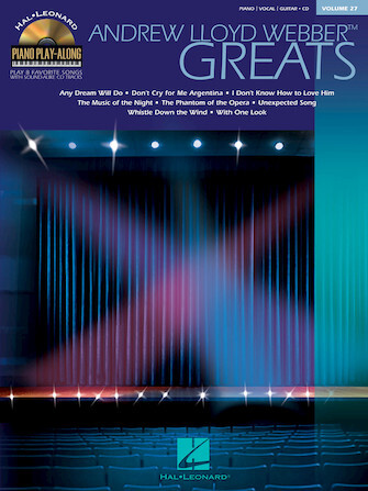 Hal Leonard 00311179 Andrew Lloyd Webber Greats Piano Play-Along Volume 27 w/CD