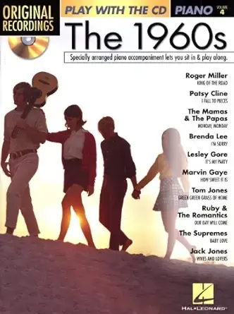 Hal Leonard 00311371 Play with the CD Piano Volume 4: The 1960s w/CD