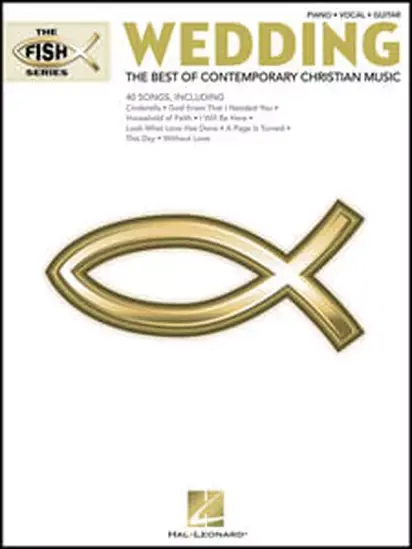 Hal Leonard 00311761 Wedding: the Best of Contemporary Christian Music (Fish Series) PVG Songbook