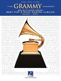 Hal Leonard 00313680 The Grammy Awards Best Pop & Rock Gospel Albums (2000-2011) PVG Songbook